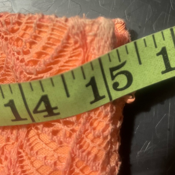 Freebird Elegant Coral Lace Women's Skirt - Picture 6 of 7